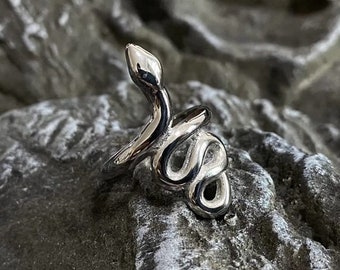 Snake Ring For Women ~ Serpent Silver Jewelry