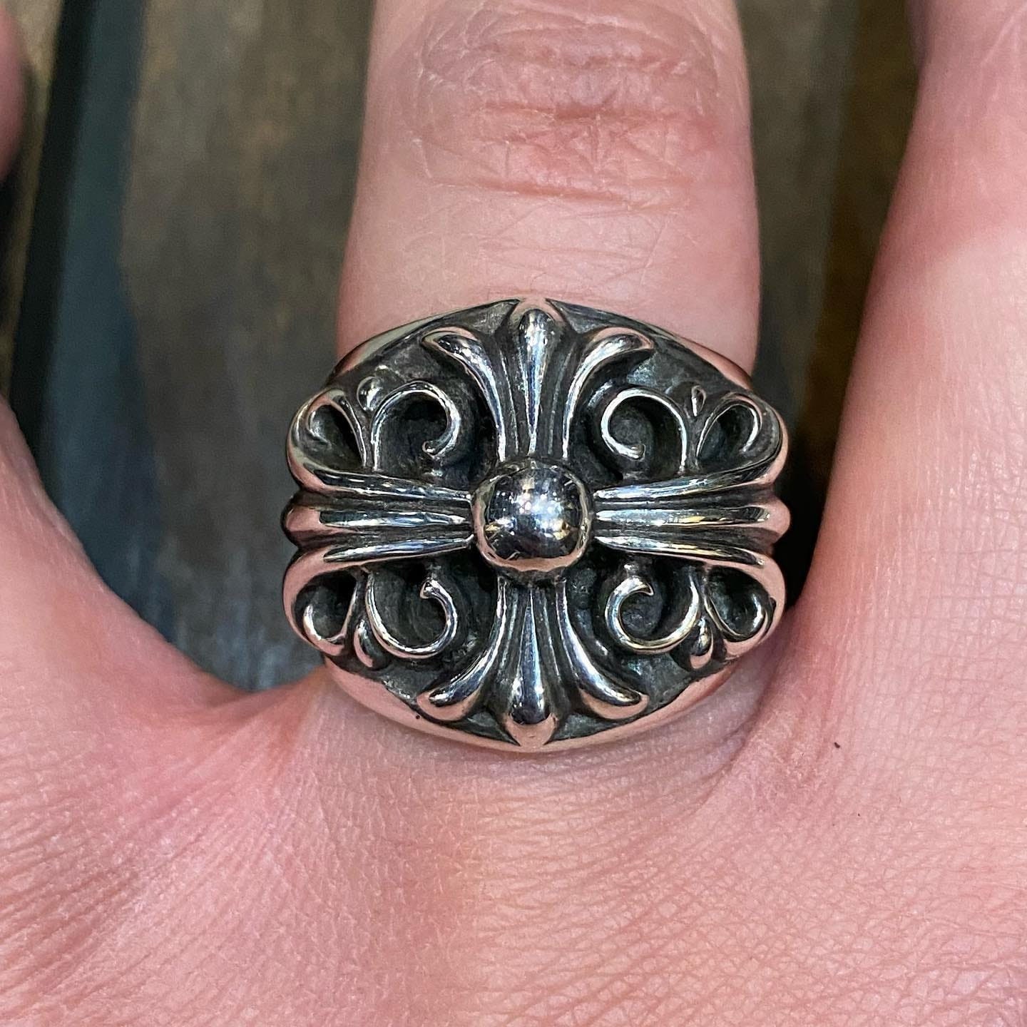 Bague chrome hearts hotsell