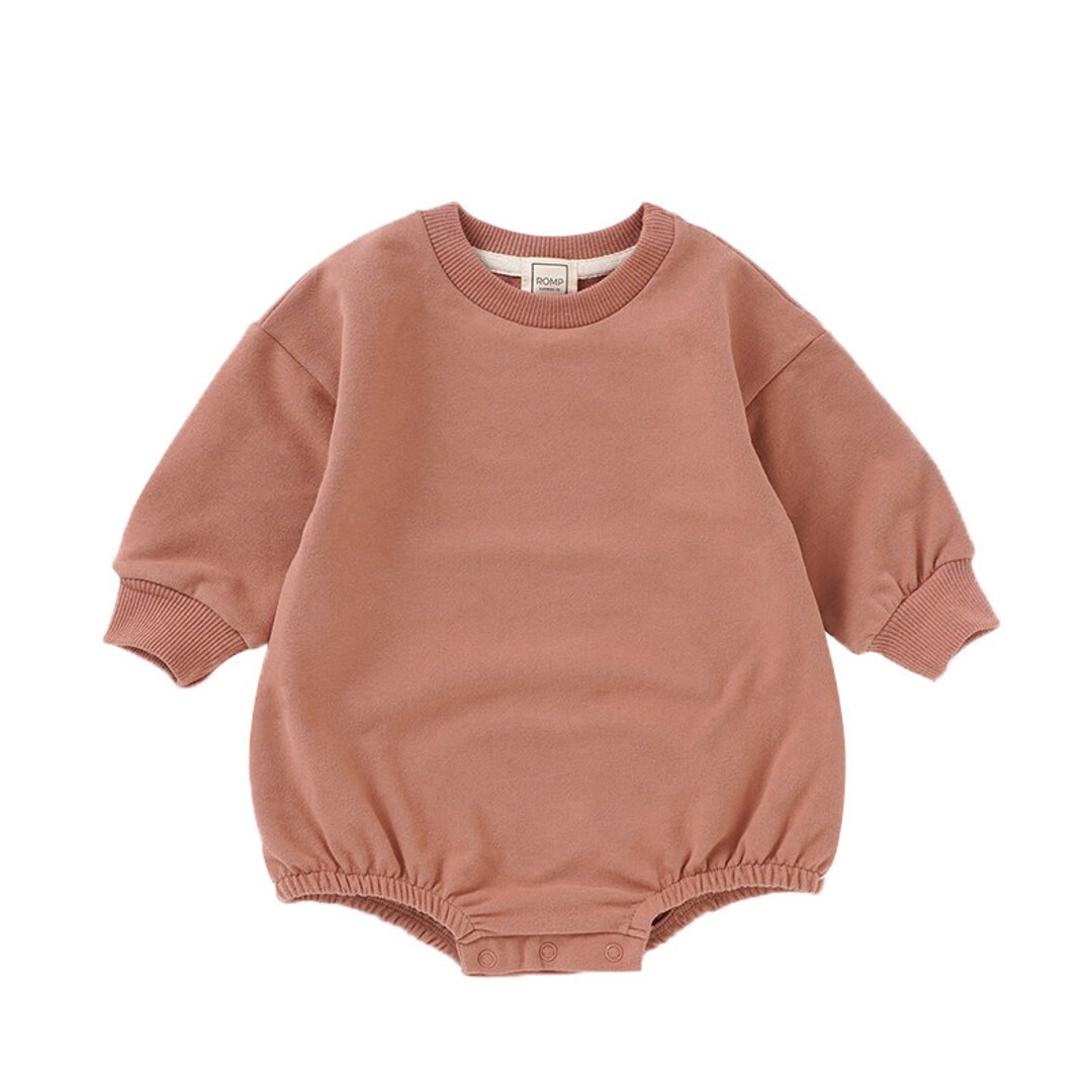 ROMP Sweater Romper Redwood Gender Neutral Unisex Baby Etsy