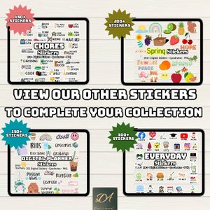 Self Care Digital Stickers – 200+ PNG Graphics for Goodnotes - Etsy