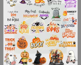 Halloween SVG Bundle: Hand-Lettered Designs (Digital Download)