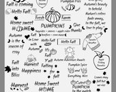 Fall SVG Bundle: Autumn Designs for Cricut, Silhouette (Digital Download)