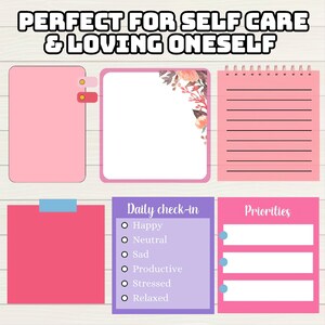 Self Care Digital Stickers – 200+ PNG Graphics for Goodnotes - Etsy