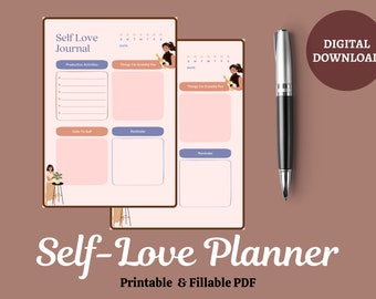 Self-Care Journal: Mental Health & Wellness Planner (Digital Download)