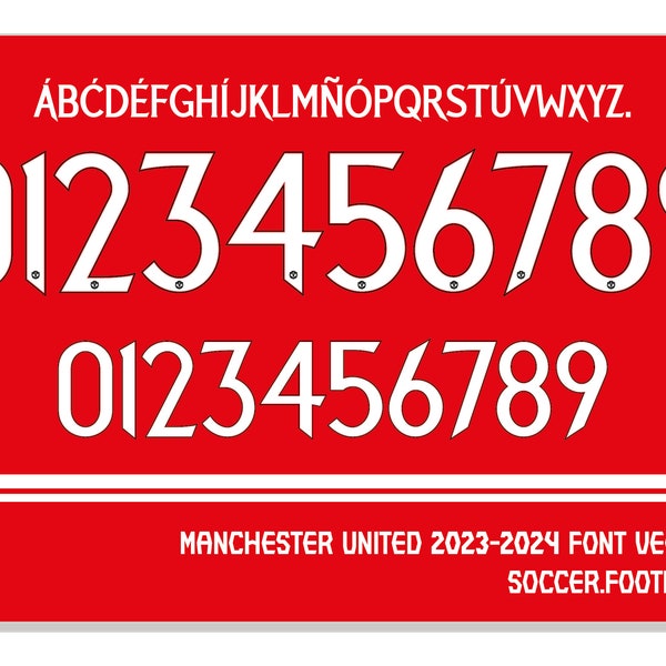 Soccer 2024 Font Etsy
