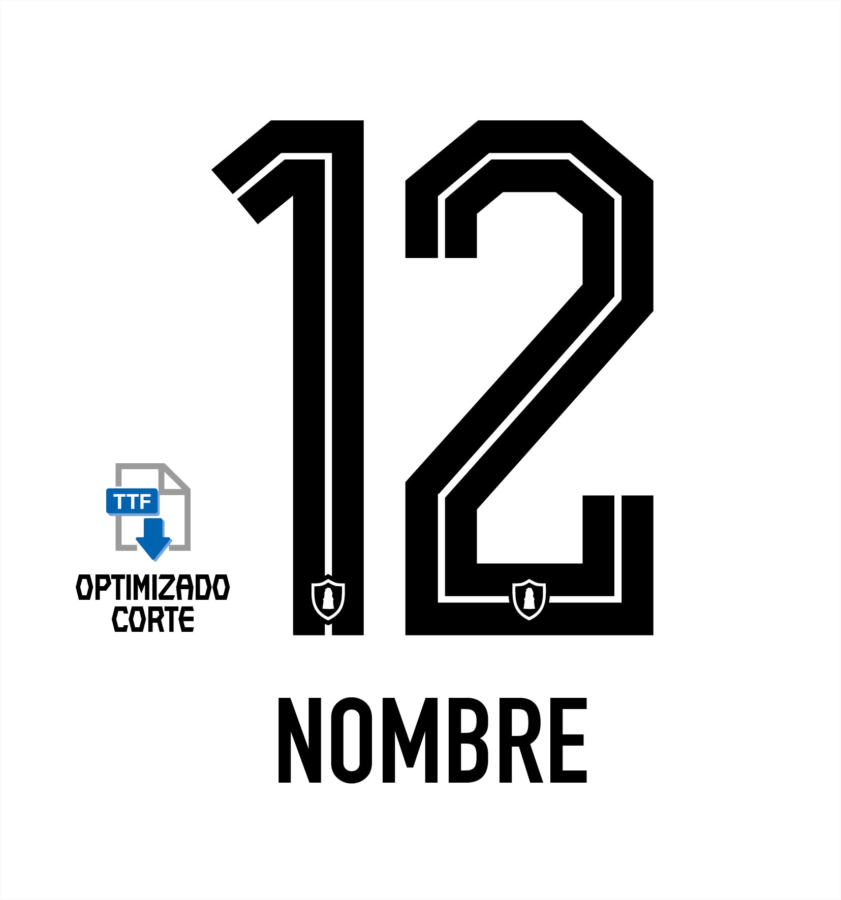 Font Vector Club Pachuca 2022/2023 Font SVG AI Eps Pdf TTF Etsy México