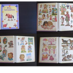 Álbum Die Cuts Collection, Colagem em relevo Die Cuts Crianças Animais Flores Pássaros, Scrapbook Mídia mista, Criação de cartões, Alemanha Suécia #814-16