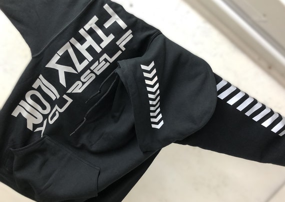 Reflective Hoodie "THINK FOR YOURSELF"