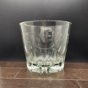 Vintage Mid-Century Princess House Heritage Pattern Crystal Ice Bucket
