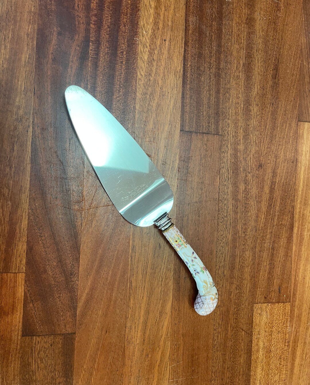 Vintage Sheffield England Pie/cake Server Floral and Etsy