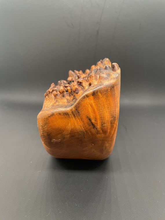 Fred Buss Raw Edge Maple Burl Wood Trinket Box, 1… - image 2