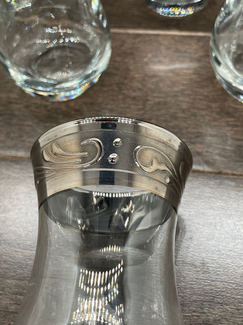 Turkish Coffee Set, Pasabahce Istanbul Turkey Set of 6 Small Glasses, 3 ...