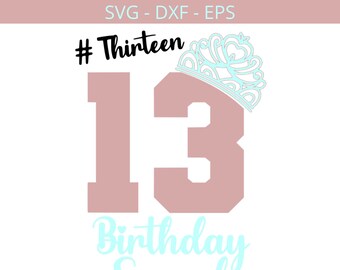 Thirteenth Birthday | Birthday T-Shirt | Birthday Squad