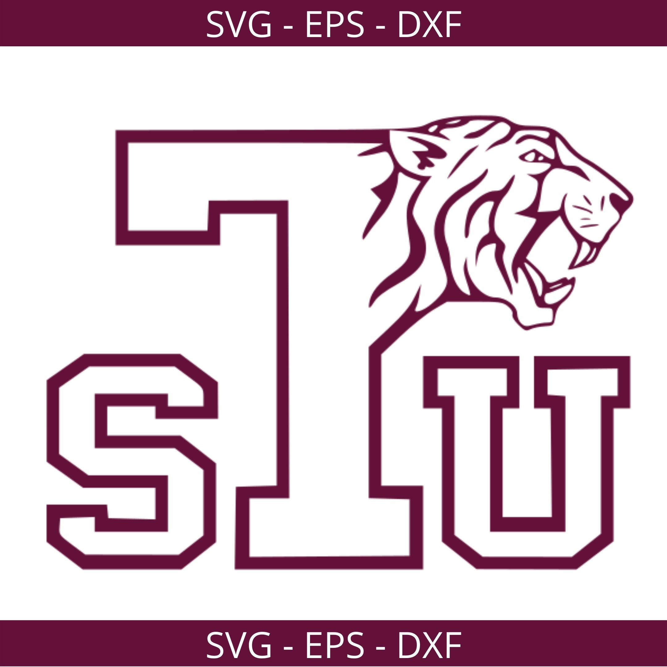 Texas Southern SVG Cut File Etsy
