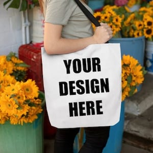 Custom Tote Bag, Personalized Tote Bag, Custom Printed Tote, Logo Tote Bag, Print your own bag, Customized Tote Bag, Custom Tote Bag