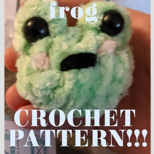 PATTERN ONLY!! Crochet Squishy Frog