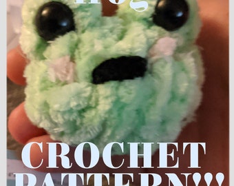 PATTERN ONLY!! Crochet Squishy Frog