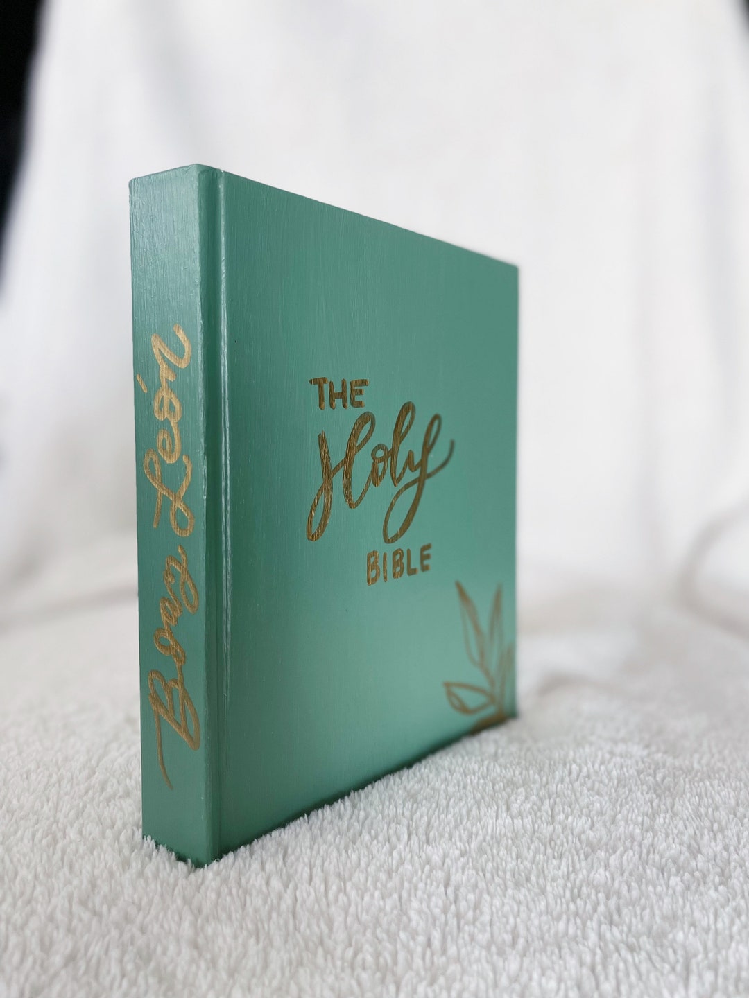 Personalized Children's Bible Hand Painted Baby's Etsy