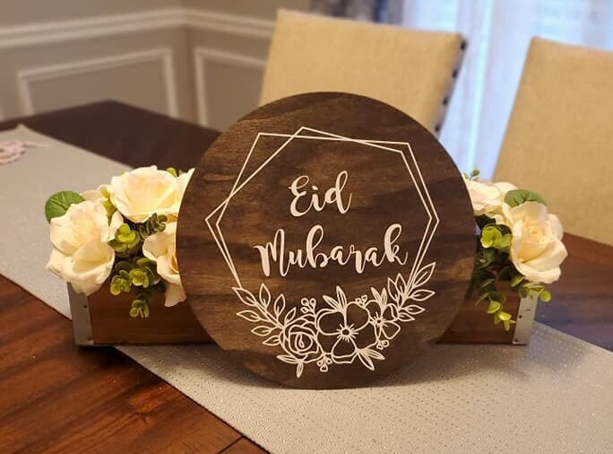 Eid Wood Sign, Eid Decor, Islamic Home Decor, Ramadan Gifts, Eid Gifts ...