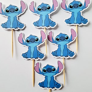 Stitch Cupcake Toppers, Lilo and Stitch, Stitch Party Download