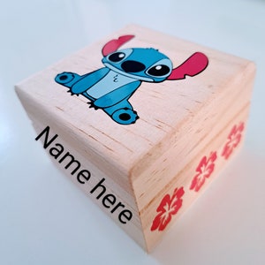 Lilo and Stitch jewellery box personalised x1