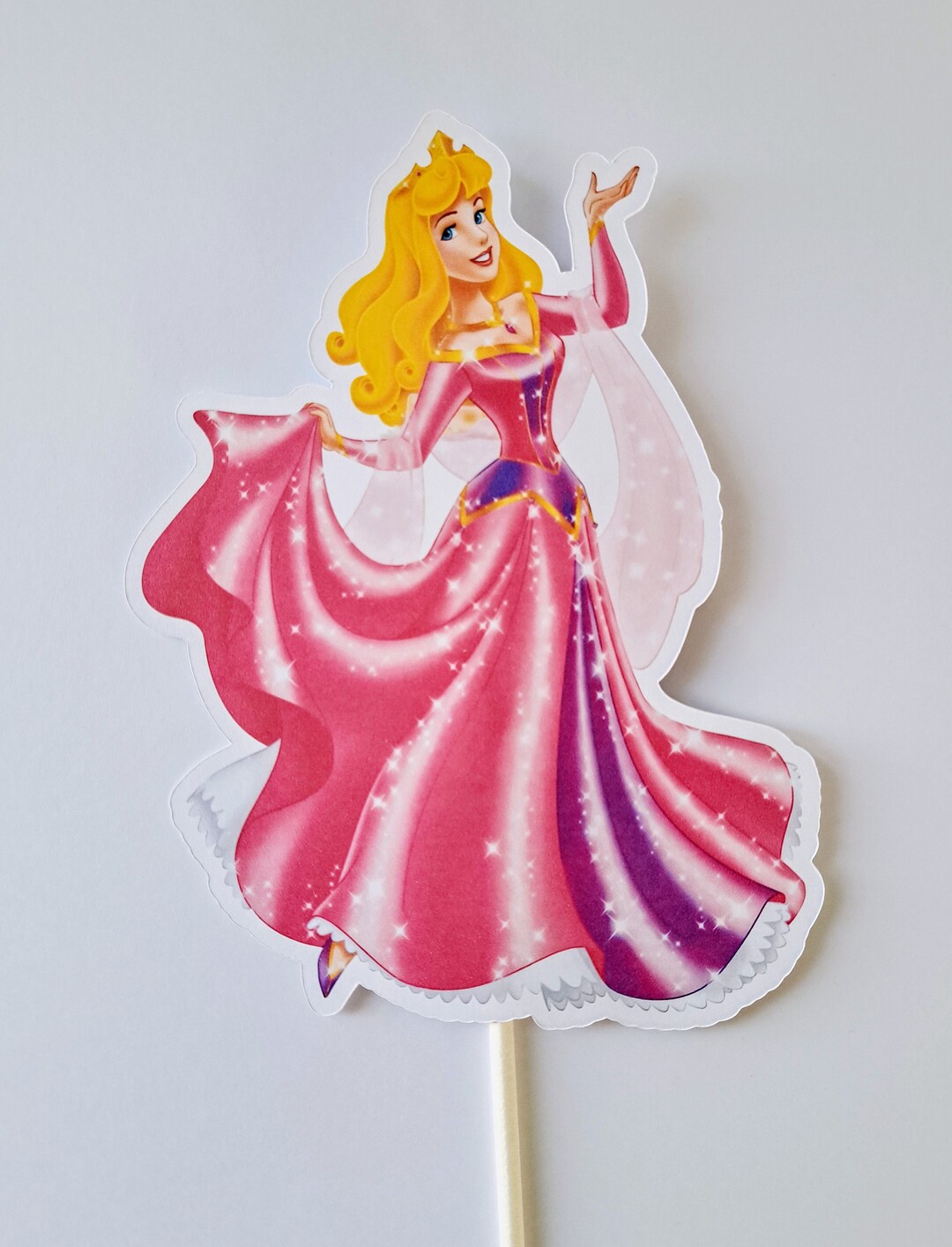 Aurora Sleeping Beauty Cake Topper X1 - Etsy