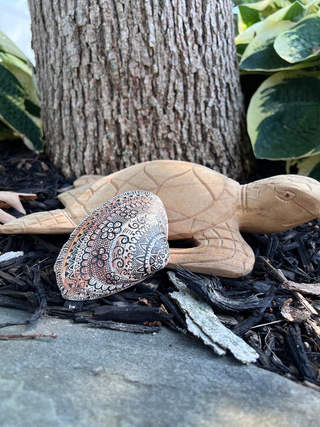 Zen Shell Decor Sea Shell Art and Decor; Zen Design - Etsy
