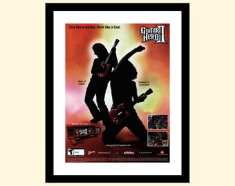 Jeu Guitar Hero II / 2 Pour Xbox 360 - Version UK Anglaise - Complet En Bon état