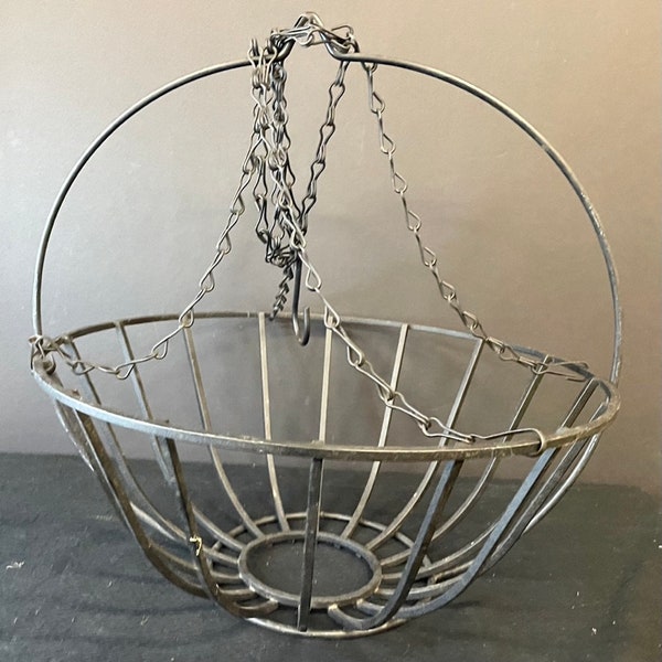 Metal Hanging Basket Etsy