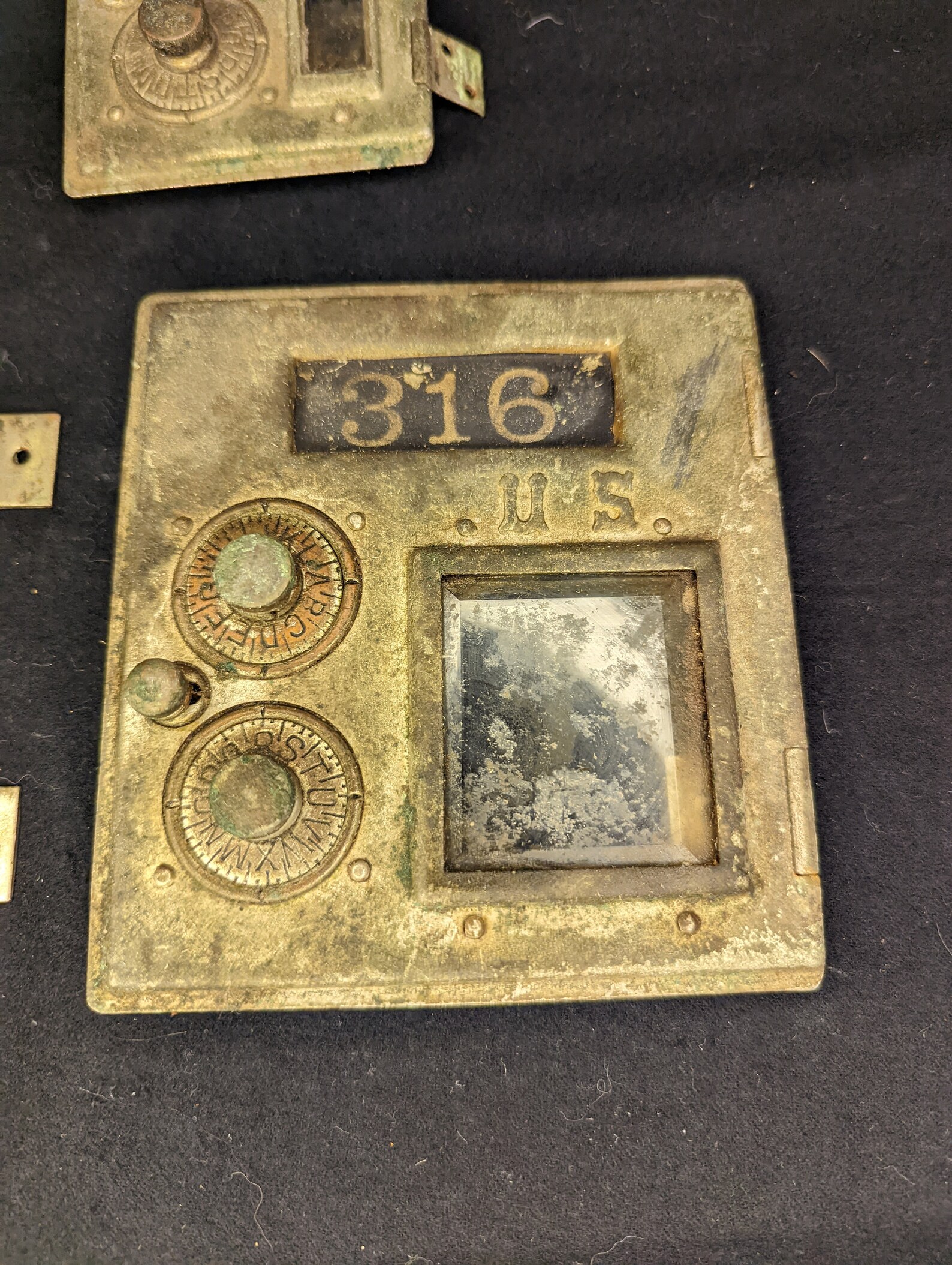 Vintage Post Office Box Doors Etsy