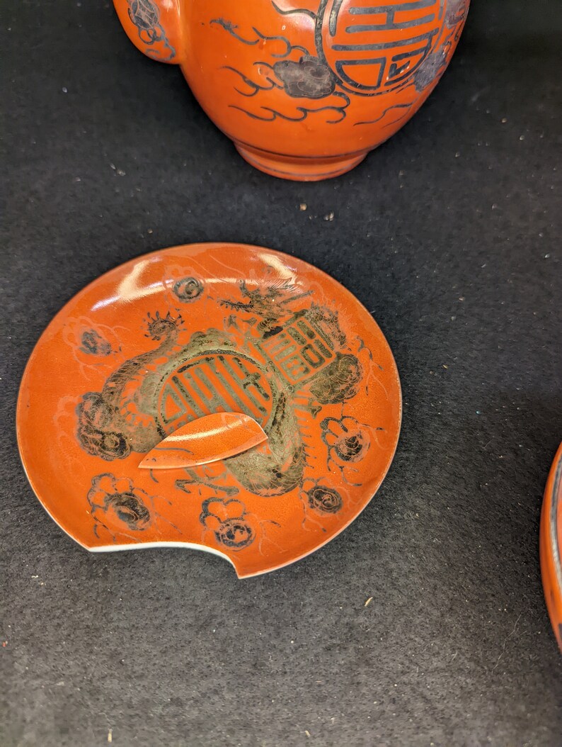 Antique Japanese Tea Set Etsy