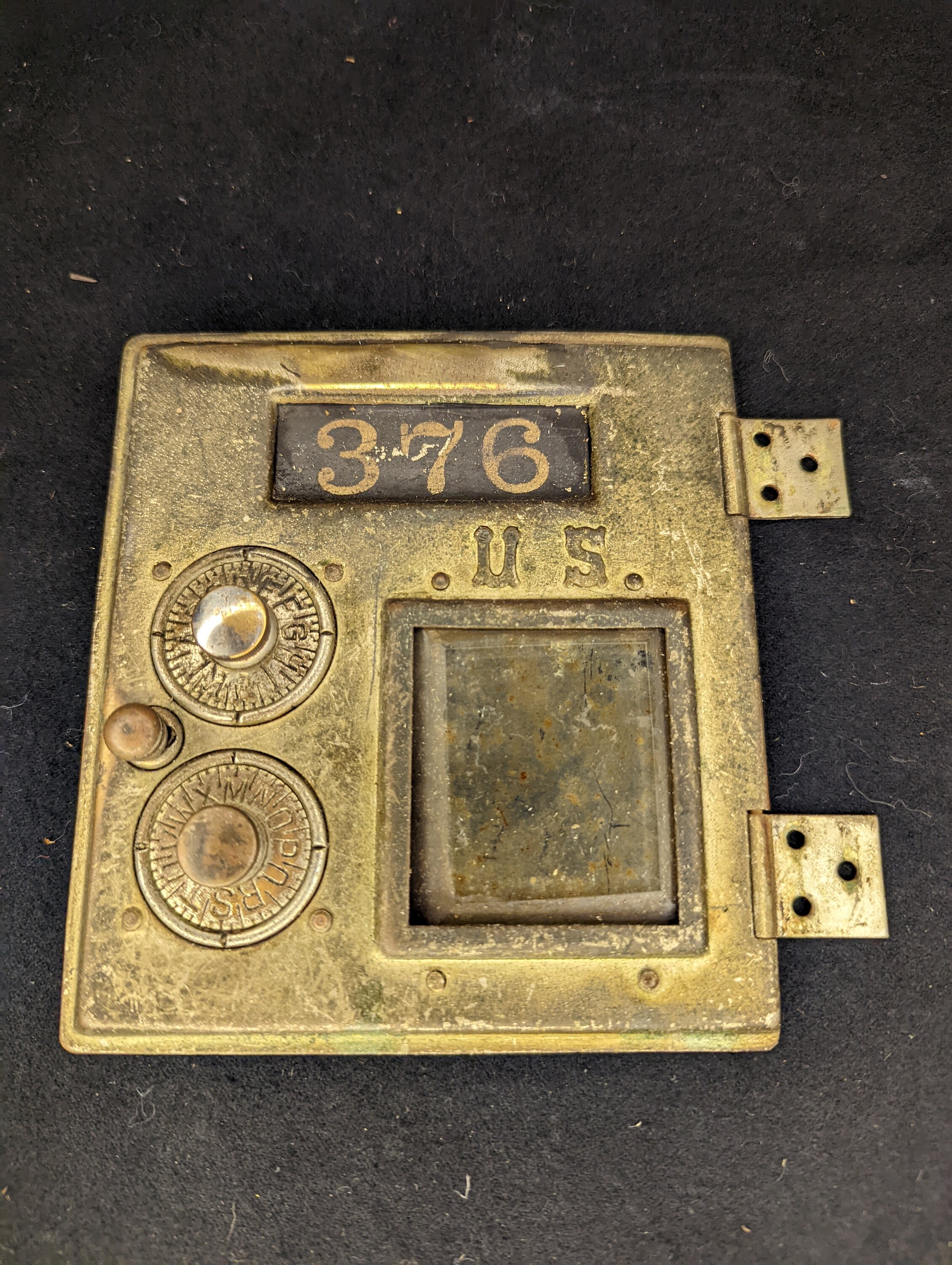 Vintage Post Office Box Doors Etsy