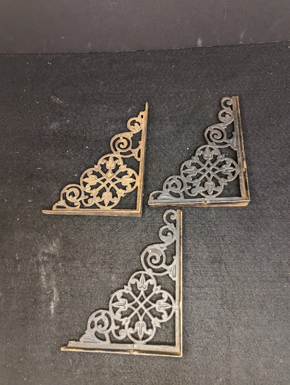 Antique Shelf Bracing Set Etsy