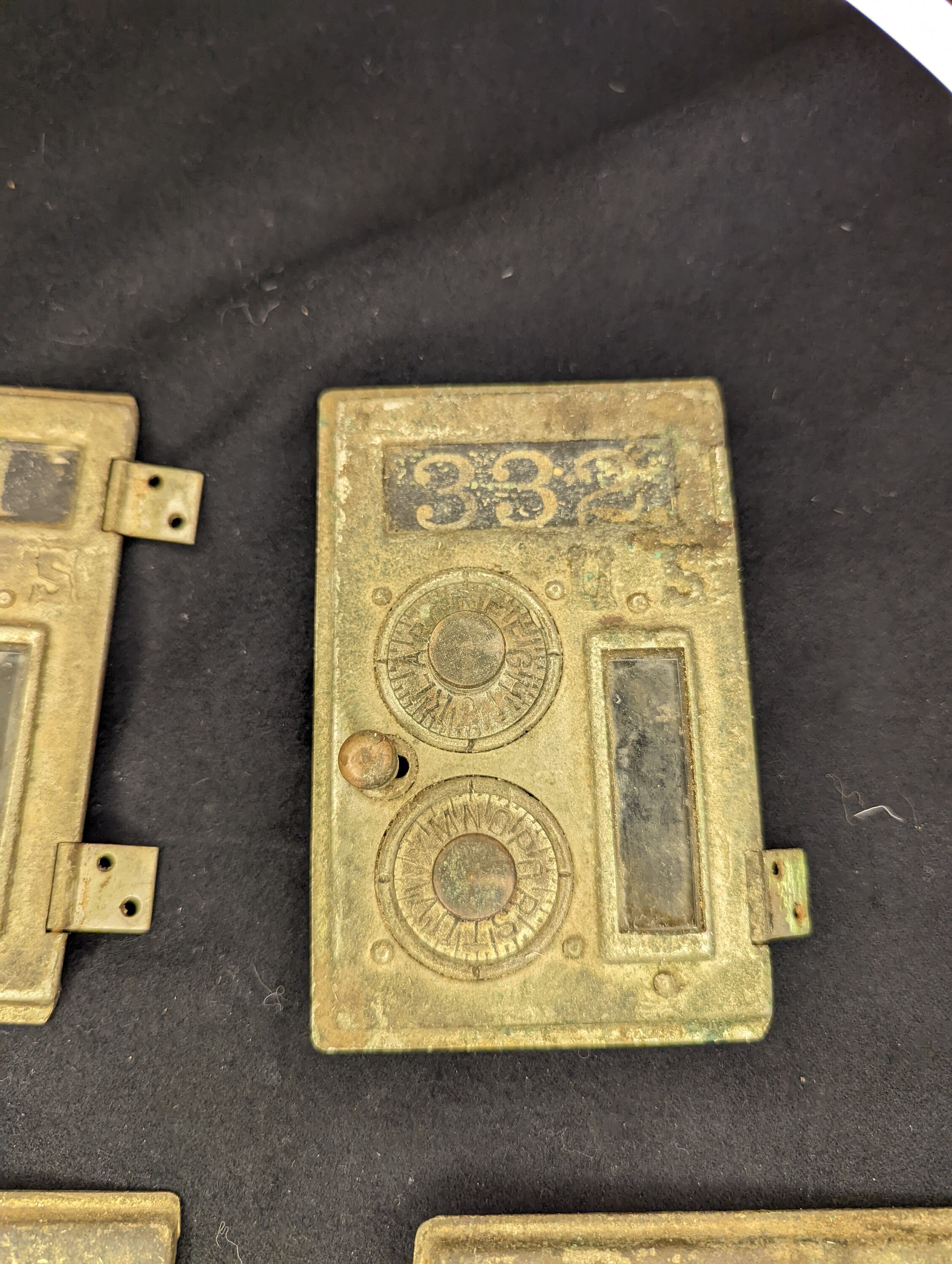 Vintage Post Office Box Doors Etsy