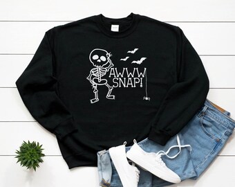 Awww Snap Sweatshirt - Halloween