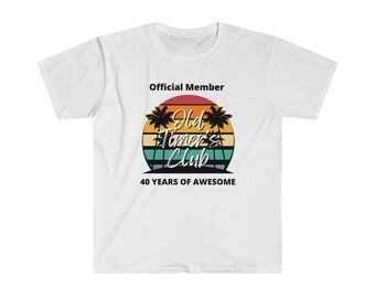 Old Timer's Club for Birthdays or Anniversaries - Light Colors
