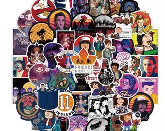 Stranger Things Stickers  - Vinyl Stickers - Waterproof Stickers - No REPEATS