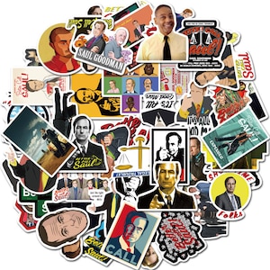 Better Call Saul Stickers  - Vinyl Stickers - Waterproof Stickers - No REPEATS
