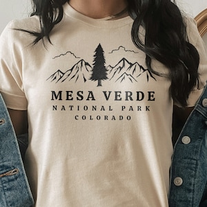 Mesa Verde National Park Shirt, Colorado T-Shirt, Adventure Shirt, National Park Shirt, Wanderlust Shirt, Colorado Souvenirs