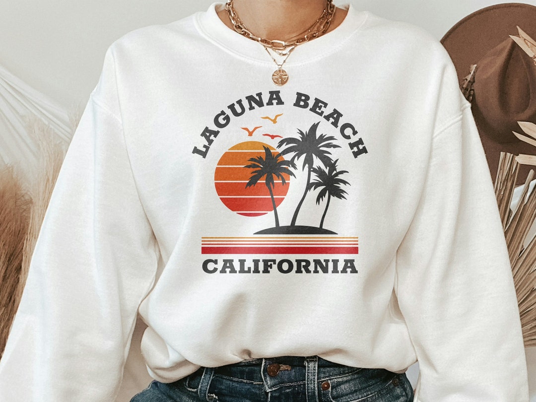 Laguna Beach Sweatshirt Laguna Beach California Sweater Etsy