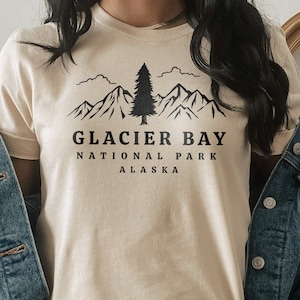 Glacier Bay National Park Shirt, Alaska T-Shirt, Adventure Shirt, National Park Shirt, Wanderlust Shirt, Alaska Souvenirs