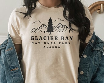 Glacier Bay National Park Shirt, Alaska T-Shirt, Adventure Shirt, National Park Shirt, Wanderlust Shirt, Alaska Souvenirs