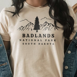 Badlands National Park Shirt, South Dakota T-Shirt, Adventure Shirt, National Park Shirt, Wanderlust Shirt, South Dakota Souvenirs
