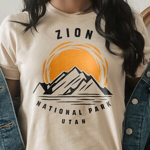 Zion National Park Shirt, Utah T-Shirt, Adventure Shirt, National Park Shirt, Wanderlust Shirt, Utah Souvenir