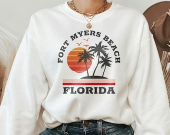 Fort Myers Beach Sweatshirt, Fort Myers Beach Florida Sweater, Fort Myers Beach Holiday Tee, Florida Vacation Sweatshirt