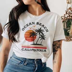 Ocean Beach Shirt, Ocean Beach California Shirt, Ocean Beach Holiday Tee, California Vacation Shirt image 2