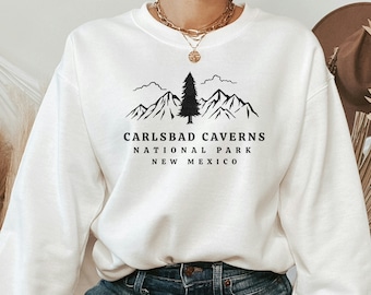 Carlsbad Caverns National Park Sweatshirt, New Mexico Sweater, Adventure Shirt, National Park Sweatshirt, New Mexico Souvenirs