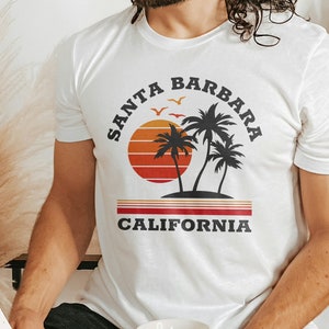 Santa Barbara Shirt, Santa Barbara California Shirt, Santa Barbara Holiday Tee, California Vacation Shirt image 3
