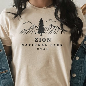 Zion National Park Shirt, Utah T-Shirt, Adventure Shirt, National Park Shirt, Wanderlust Shirt, Utah Souvenirs