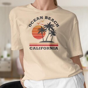Ocean Beach Shirt, Ocean Beach California Shirt, Ocean Beach Holiday Tee, California Vacation Shirt image 5
